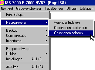 opschonen seizoenen